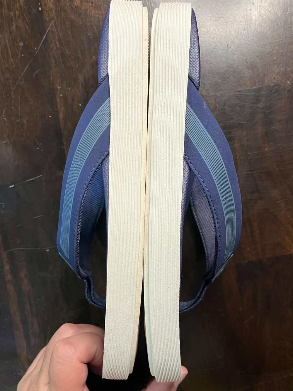 OluKai Leeward Sandals, Flipflops, Thongs, Blue, Sz Men's 7